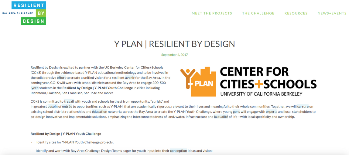 Thumbnail for "Y PLAN | RESILIENT BY DESIGN"