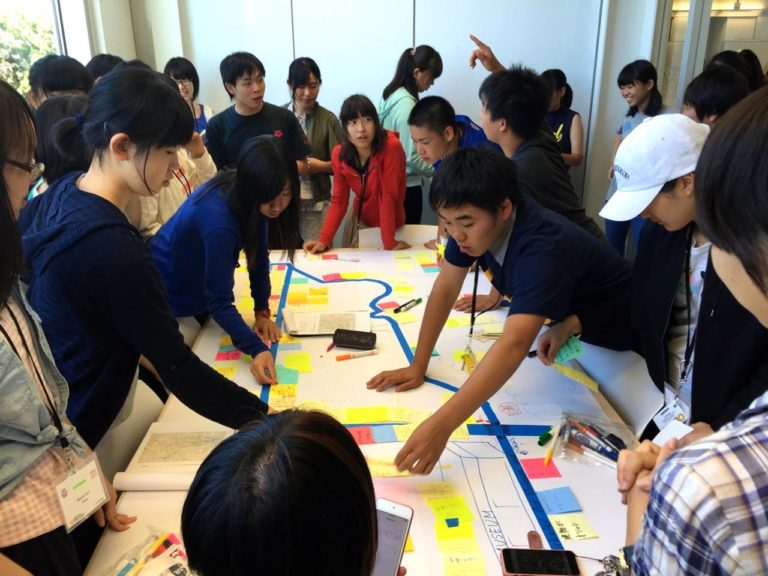 Young people from Tohoku region of Japan