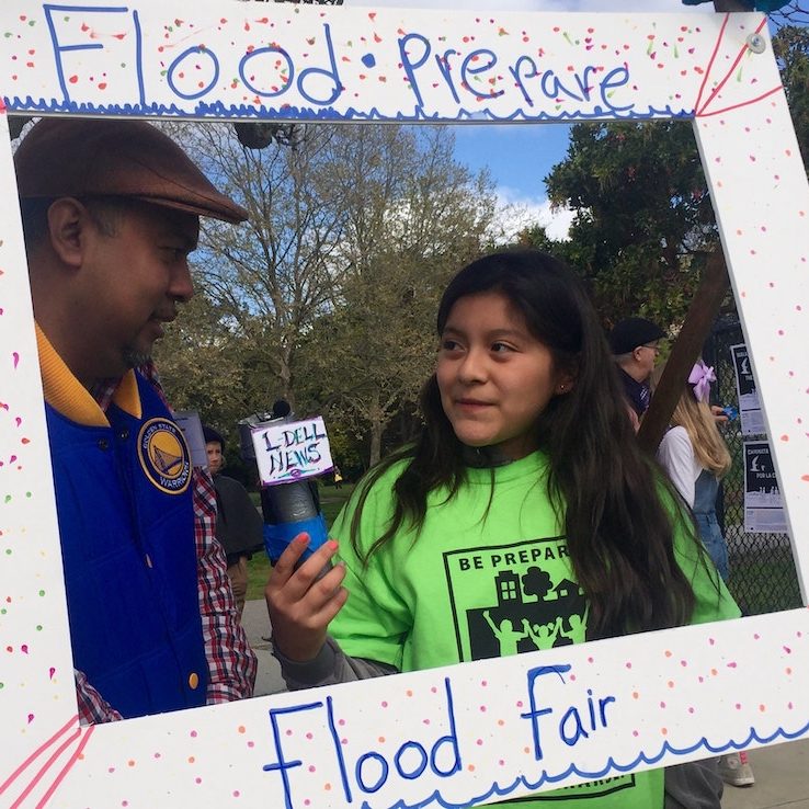 Young Kim at 2018 Laurel Dell - Interviewing Community at Flood Fair