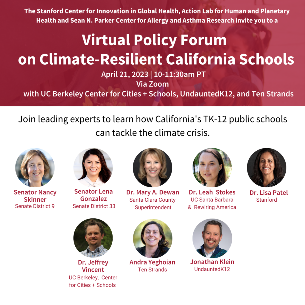 Virtual Policy Forum flyer