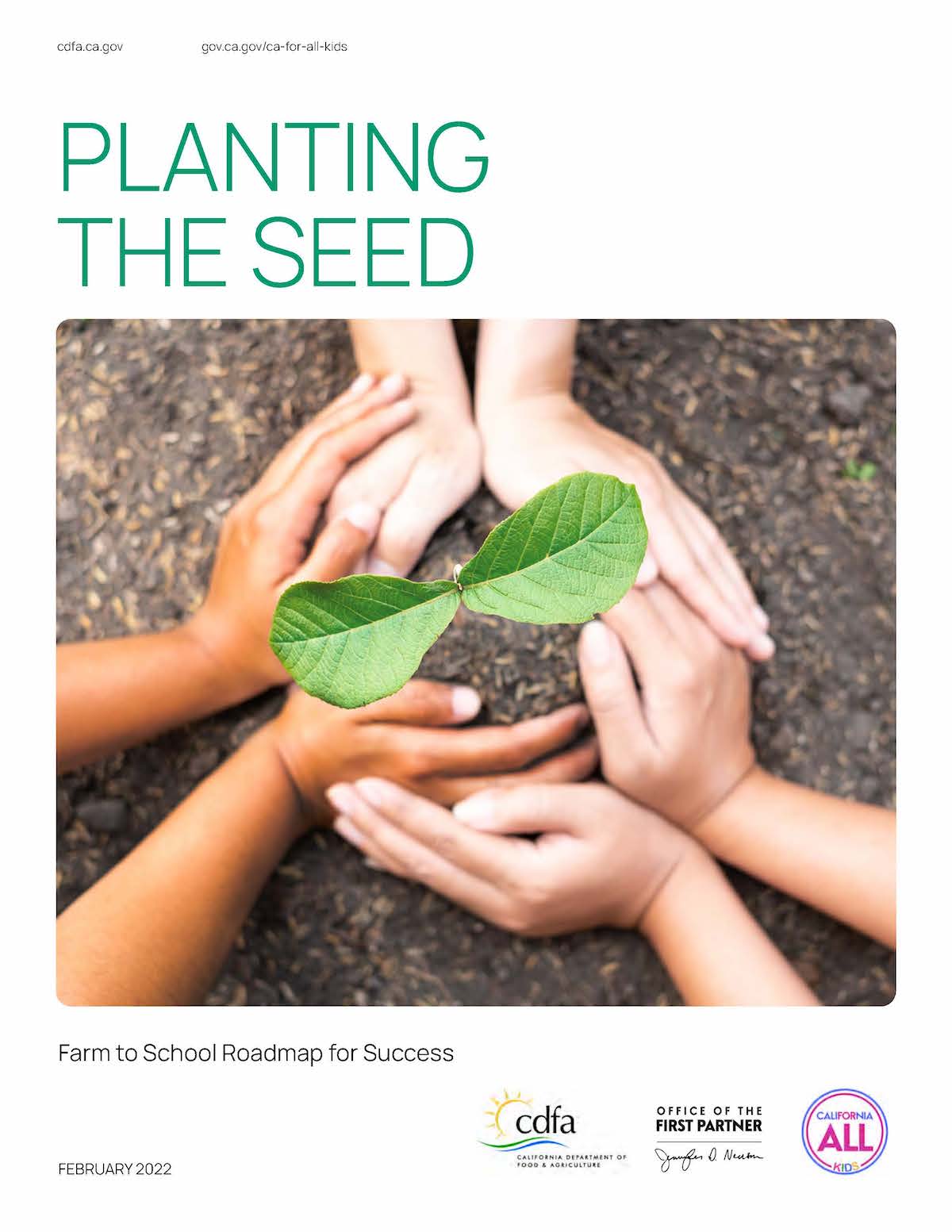 California Releases New Farm To School Roadmap Citing CC S Research   Farm To School Report 20220222 Small Page 01 