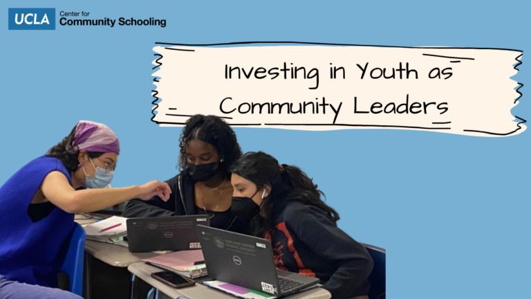 Investing in youth as community leaders