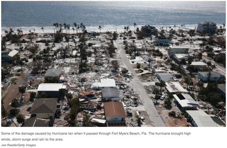 CC+S’s Jeff Vincent quoted in NPR article on Hurricane Ian