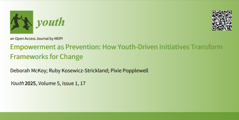 Empowerment as Prevention: How Youth-Driven Initiatives Transform Frameworks for Change